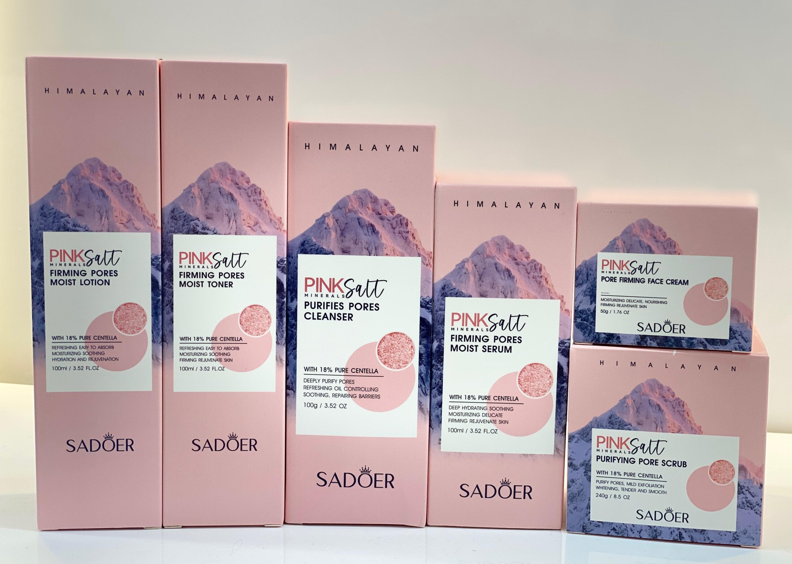 sadoer pink salt skincare set sadoer pink salt skincare set