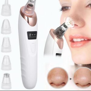 HOME digital blackhead remover vacuum – electric pore cleaner & acne remover facial tool