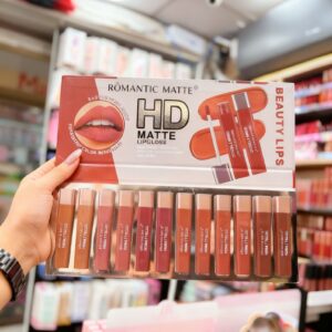 romantic matte hd matte lipgloss set