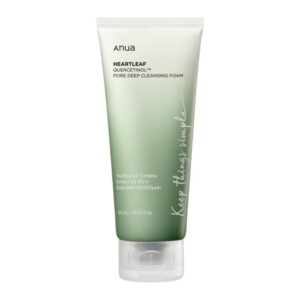 anua heartleaf quercetinol pore deep cleansing foam