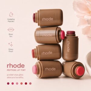 rhode lip tints – complete pack of 8 shades | long lasting & ultra smooth
